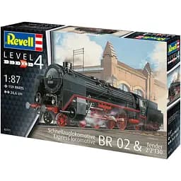 Збірна модель Revell Експрес локомотив BR02 з тендером 2'2 T30 масштаб 1:87, 159 деталей (RVL-02171)