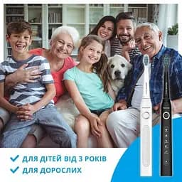 Набір зубних щіток Pecham Black and White Travel Set PC-084 (0290119010100) - мініатюра 9