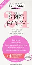 Полоски для депиляции зоны бикини и подмышек Byphasse холодный воск для чувствительной кожи 24 шт.