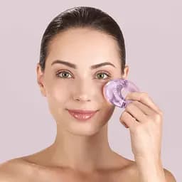 Масажер для очей GESKE Cool & Warm Eye Massager 7 в 1 рожевий - мініатюра 9