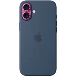 Силіконовий чохол CasePro Silicone Case with MagSafe Denim для iPhone 16 Plus - мініатюра 3