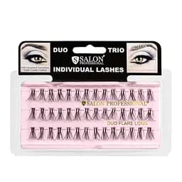 Пучковые ресницы для наращивания двойные Salon Duo Flare Individual Lashes LONG