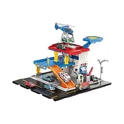 Спасательная станция SK 6606 с 2 машинками, подвижными элементами и наклейками