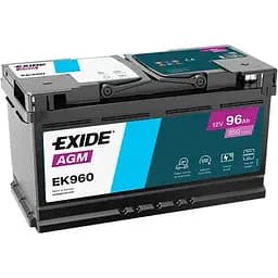 Автомобільний акумулятор Exide START-STOP AGM 6СТ-96Ah АзЕ 850А EN EK960 (3661024037921)