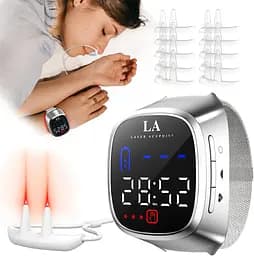 Наручные часы для холодной лазерной терапии, красный свет, терапевтическое устройство для облегчения боли