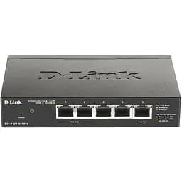 Комутатор DGS-1100-05PD 5xGE, (2xGE, 2xGE PoE, 1xGE PD), EasySmart D-Link teh0018271