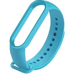 Ремінець Uwatch Replacement Silicone Band For Xiaomi Mi Band 5/6/7 Bright Blue