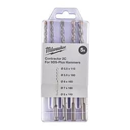 Бур SDS-PLUS 4C Contractor Milwaukee, діаметр 8х260х190 мм