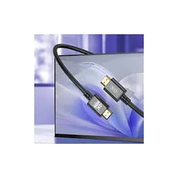 Кабель мультимедійний HDMI to HDMI 3.0m v2.0 black XO (GB017A-HDMI.tranish) - мініатюра 6
