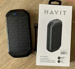 Зовнішній акумулятор Havit HV-PN022 20000mAh Solar (Black) - мініатюра 7