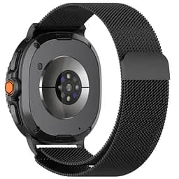 Ремінець металевий для смарт-годинника Google Pixel Watch 40,44,46 mm, Milanese Magnetic, чорний, міланська петля, браслет на магнітній застібці, сумісний з годинником Google Pixel Watch, для моделей з розміром корпусу 40,44,46 мм - мініатюра 2
