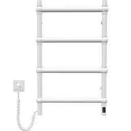Електрична рушникосушка Navin Retro 500x800 Sensor ліва, білий оксамит 10-012033-4860, Білий матовий, Ліве, Електронний - мініатюра 2