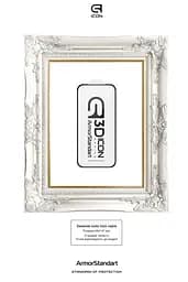 Захисне 3D скло для Apple iPhone 17 Pro, Icon 3D, загартоване, 9H, загартоване скло, повне проклеювання, протиударне, глянсове з олеофобним покриттям, на весь екран, сумісне з чохлами, проста установка, ArmorStandart (ARM86411) - мініатюра 3