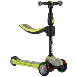 Самокат дитячий Best Scooter 27х58 см Сіро-жовтий 000254886