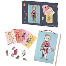 Janod Игровой магнитный набор - Тело человека