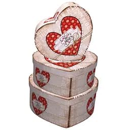 Набор подарочных коробок UFO Love 3366-SY533, 3 шт. (3366-SY533 Набор 3 шт LOVE серд.)
