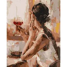 Картина по номерам Ideyka Загадочная незнакомка KHO4843 40х50 см