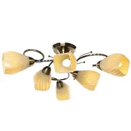 Люстра стельова Brille класична E27 60W BZ (LK-271C/6)