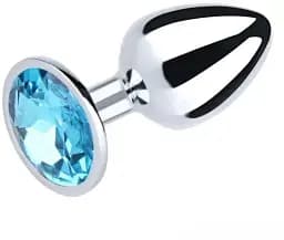 Металева анальна пробка I’MCUM Metal Anal Plug Розмір M Блакитний (7970379617704) (IM-MPlug_M_blue)