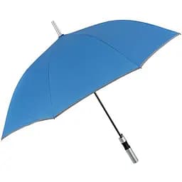 Зонтик-трость Perletti Reflecting с системой антивитер синий (P96014-05)