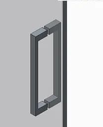 Бічна стінка для кабіни Koer SR SW04-80x200-TR-01 прозоре скло Easy Clean 10 мм, хром KR5389, прозоре, хром - мініатюра 3