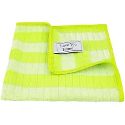 Еко-серветка LoveYouHome бамбукова універсальна 30 x 30 см салатово-біла (LYH9008)