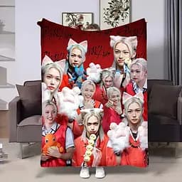 Плед 3D Stray Kids Felix 4442_B 17966 135х160 см