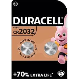 Батарейка Duracell CR-2032 для пульта-ключа в машину 2 шт.