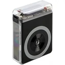 Зовнішній акумулятор XO PR226 Mini Transparent Magnetic Absorption магнітний 10000mAh 15W - мініатюра 3