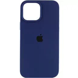 Чехол Silicone Case для Apple iPhone 14 Pro (Deep Navy) AA [72578]