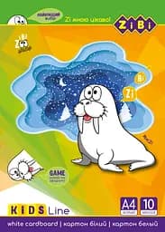 Набір білого крейдованого картону ZiBi Kids line, 10 аркушів (ZB.1991) - мініатюра 3