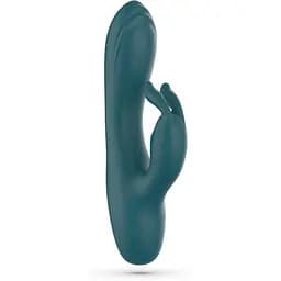 Вибратор-кролик Crushious Lola 14.5 см (зеленый)