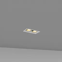 Вбудований світильник Skarlat RSL74092-2 2x10W WH+BK 3000K