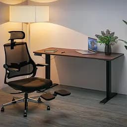 Стіл Mealux PowerDesk Duo Walnut (EVO-242 Duo Walnut /B) - мініатюра 5