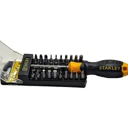 Викрутка Stanley Multibit бітотримач 1/4", 34 біт, SL, PH, Torx, H, кейс 35 предметів (STHT0-70885)