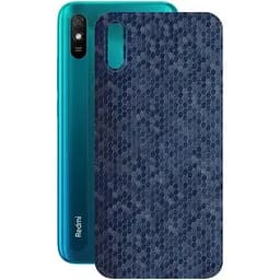 Защитная пленка StatusSKIN для Xiaomi Redmi 9i Sport 2021 Корпус Винил Соты синие