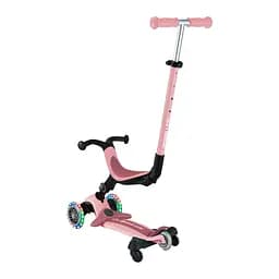 Самокат Globber Go Up Active Lights 360 колеса світяться до 20/50кг від 1 року пастельно-рожевий (749-310) - мініатюра 4