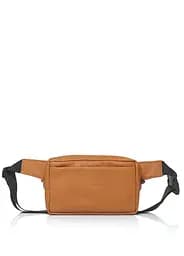 Мужская кожаная сумка бананка 0ST рыжая кожа 24 × 16 (88218121)