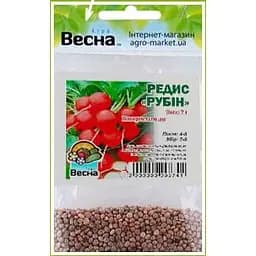 Насіння Весна Редис Рубін Зіпер 7 г (11986)