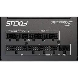 Блок живлення Seasonic 1000 Вт Focus GX ATX 3.1, Black, модульний, 80+ Gold, Active PFC, 13.5 см FDB, 3xMolex / 8xSATA / 2xSATA 3.3V / 1x16-pin / 3x6+2-pin / 2x4+4-pin / 20+4-pin, захист OPP/OVP/UVP/OCP/OTP/SCP (FOCUS-GX-1000-ATX31) - мініатюра 5
