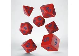 Набір кубиків Classic Runic Red & blue Dice Set , 7 шт. (SCLR2A) - мініатюра 2