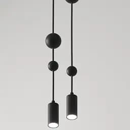 Підвісний стельовий світильник Babich Studio Sunderline 2S Black (RAL 9005) - мініатюра 2