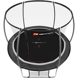 Батут Hop-Sport Premium 10ft (305см) чорно-сірий з внутрішньою сіткою - мініатюра 2