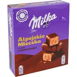 Цукерки Milka зі смаком шоколаду глазуровані молочним шоколадом 330 г