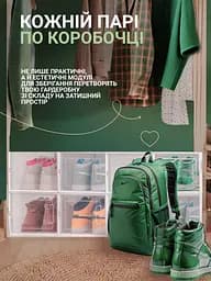 Прозорий ящик для зберігання взуття - мініатюра 5