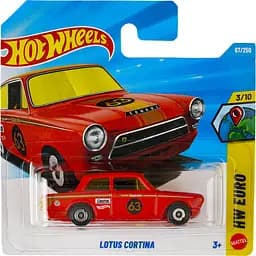 Базовая машинка Hot Wheels HW Euro Lotus Cortina красная (5785) JJJ34-N521