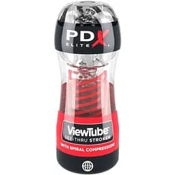 Мастурбатор PDX Elite ViewTube 2 See-Thru Stroker прозорий