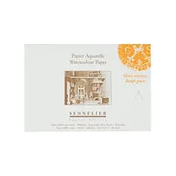 Склейка для акварелі Sennelier, 20 аркушів, крупне зерно, 300 г/м, 26x18 см