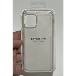 Оригінальний протиударний чохол Apple Clear Case Hardshell для iPhone 11 Pro (5.8") Прозрачный (MWYK2ZM/A) - мініатюра 4