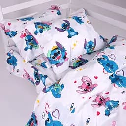 Пододеяльник бязь MirSon Kids Time Cute Stitch White 110х140 см (2200012553107)